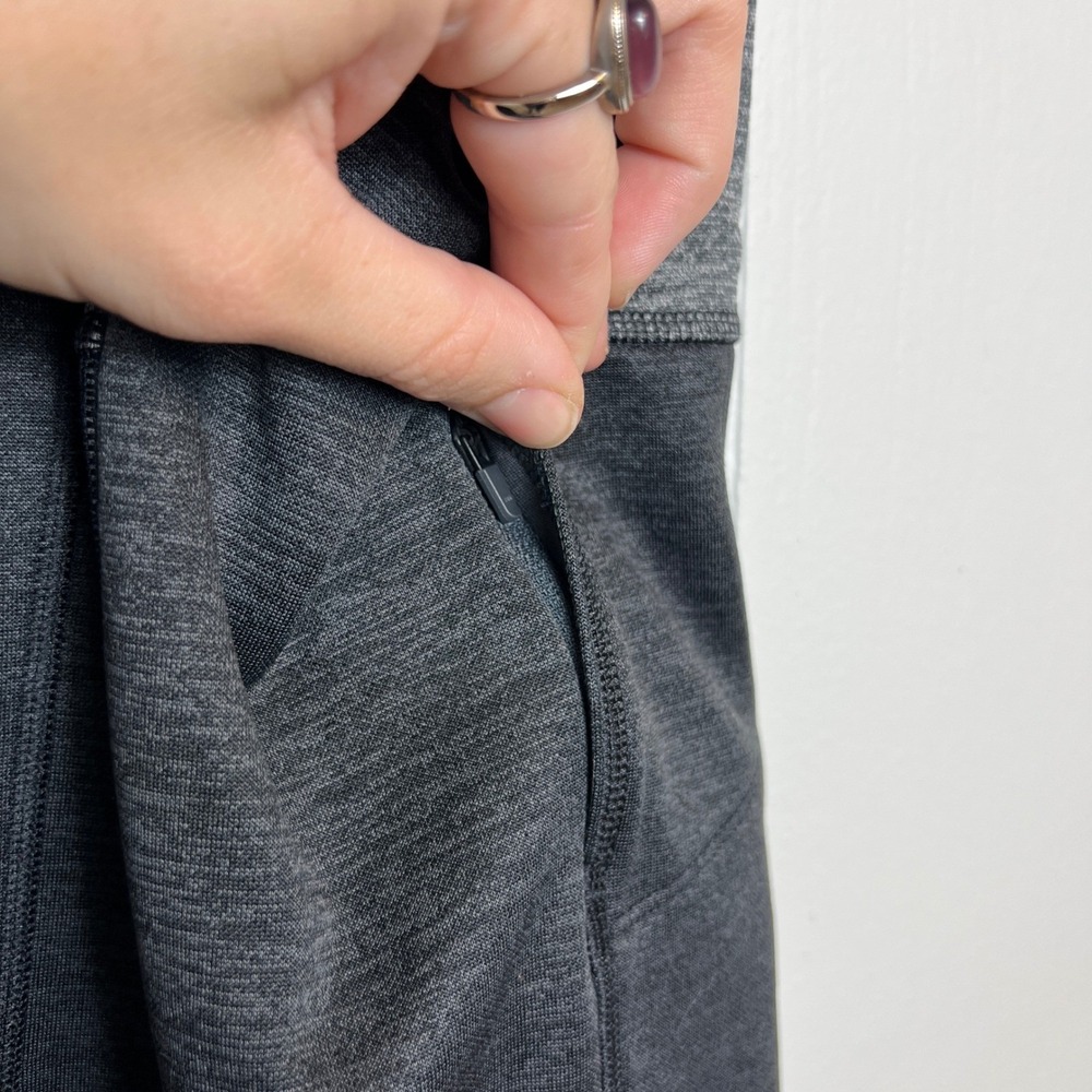 Adidas Climawarm Mens M 1/4 Zip Pullover Gray Heathered Fleece‎ Sweatshirt - Picture 4 of 9